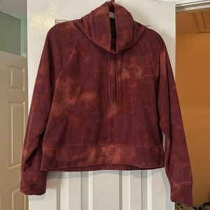 Old Navy Funnel-Neck Cropped Microfleece Sweatshirt